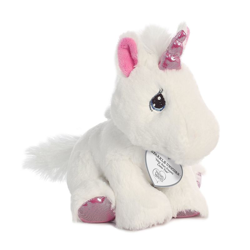 Aurora Precious Moments 8.5" Sparkle Unicorn White Stuffed Animal, 2 of 4
