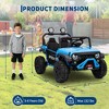 24V Ride on Car with Remote Control, 2 Seater Ride on Toy for Kids, Kids Electric Vehicles, Spring Suspension - 2 of 4