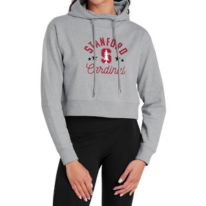 Stanford University Mascot Cropped Hoodie Pullover Sweatshirt - 1 of 4
