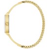 Caravelle by Bulova Ladies Modern Crystal 3 Hand Quartz Gold Stainless Steel Bangle Watch, Expansion Band, Champagne Dial - 2 of 3