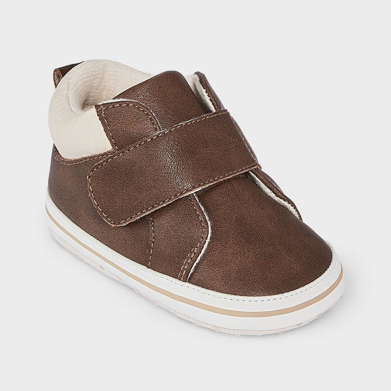 Baby High-Top Sneakers - Cloud Island™ Brown 0-3M