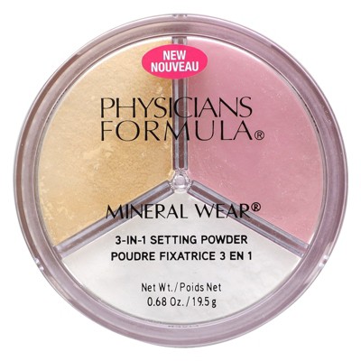 Physicians Formula Mineral Wear, 3-In-1 Setting Powder, 0.68 oz (19.5 g)