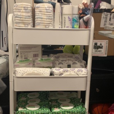 3 Tier Metal Utility Cart White - Brightroom™ : Target