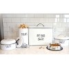 Outshine Co White Farmhouse Pet Food Bin - Can Be Personalized - White Pet Food Bin - 4 of 4