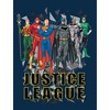 Justice League Superhero Characters Boy's Navy T-shirt - 2 of 3