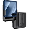 Nakedcellphone Combo for Samsung Galaxy Z Flip 7 Phone - Case with Built-In Screen/Hinge Protector and Belt Clip Holster - Compatible with MagSafe - 2 of 4