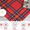 Christmas Area Rug Xmas Buffalo Plaid Rugs Winter Holiday Decorative Non Slip Accent Rug - 4 of 4