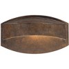 Possini Euro Design Xane Modern Industrial Outdoor Wall Light Fixture Bronze Dark Sky 7" for Post Exterior Barn Deck House Porch Yard Patio Outside - 3 of 4