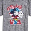 Men's - Disney - Mickey Mouse USA Flag Thumbs Up Short Sleeve Graphic T-Shirt - 2 of 4