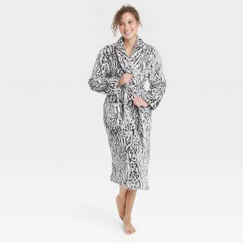 Women's Cozy Robe - Stars Above™ Gray/Leopard M/L