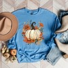Simply Sage Market Women's Graphic Sweatshirt Fall Pumpkin Floral - 2 of 2