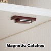 Aheaplus 71" Freestanding Organizer with 4 Barn Doors, Wooden Wardrobe with Adjustable Shelves and Hanging Rails - 4 of 4