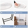 NicBex Modern C-Shaped Side Table, Lightweight End Table for Sofa, C Small Table for Bedside, Couch Side Tables with Metal Frame Slide, Bed Side Table - 4 of 4