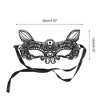 Unique Bargains Lace Half Face Party Mask Black 1 Pc - 2 of 4