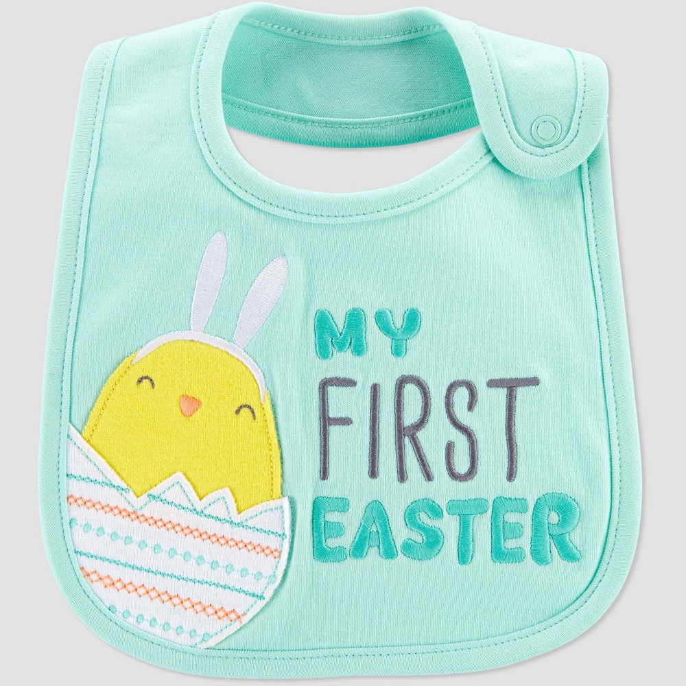 Baby 'My First Easter' Bib - Just One You made by carter's Blue was $4.99 now $3.49 (30.0% off)