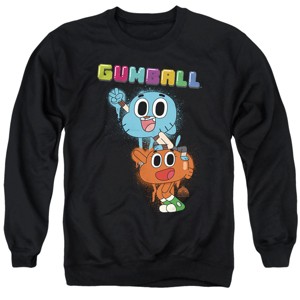 Amazing World Of Gumball Gumball Spray Unisex Adult Crewneck Sweatshirt - 1 of 4
