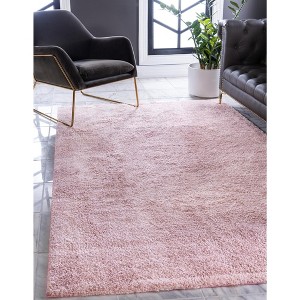 Unique Loom Solo Calabasas Solid Indoor Woven Area Rug - 1 of 4