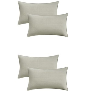 REGALWOVEN 4 Pcs Solid Chenille Soft Couch Throw Pillow Covers for Sofa Living Room Home Decor - 1 of 4