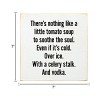 Slickblue Cold Tomato Soup with Vodka Sign – Humorous 7x7 Wood Wall Decor for Kitchen or Bar, Multiple Color Options - 3 of 3