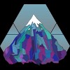 Men's Design By Humans The Mountain By niallo T-Shirt - 2 of 2
