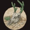 Men's Design By Humans Deer Cactus 2 By kelelowor T-Shirt - 2 of 4