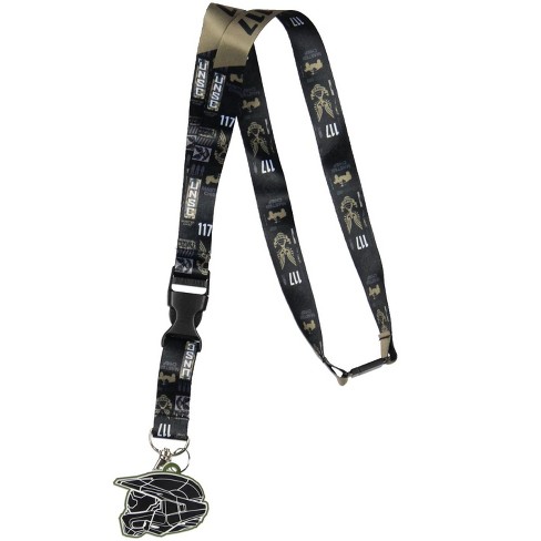 Halo Infinite Unsc 117 Master Chief Keychain With 2 Rubber Charm Lanyard  Multicoloured : Target