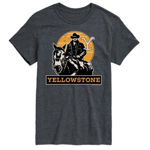 Men's - Yellowstone - Rip Rideing Horseback Short Sleeve Graphic T-Shirt - 1 of 4