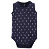 Hudson Baby Infant Boy Cotton Sleeveless Bodysuits 5pk, Sailor Whale - image 4 of 4