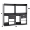 Aheaplus 40'' Freestanding Closet Organizer with Hanging Rods, Closet System with Drawers, Storage Shelves - 3 of 3