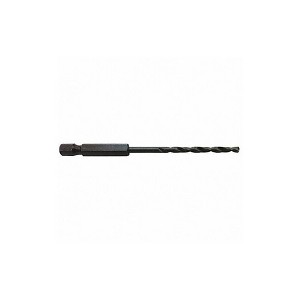 Westward  Hex Drill Bit,Impact,1/8 in.,Black Oxide 38RV77 - 1 of 1