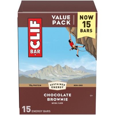CLIF Bar Chocolate Brownie Energy Bars - 36oz/15ct