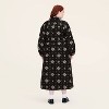 Women's Bandana Print Long Sleeve Utility Midi Shirt Dress - Woolrich x Target Black - 3 of 4