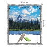 Amanti Art Scratched Wave Chrome Picture Frame - 4 of 4