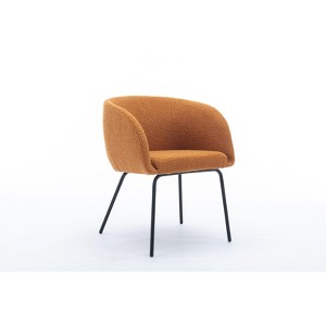 NicBex 1pc Dining Chair with Cushion Seats Modern Upholstered Fabric Dining Room Chair with Metal Legs - 1 of 4