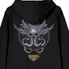 Dungeons & Dragons Baldur's Gate Monster Men's Black Zippered Hoodie - 4 of 4