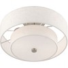 Livex Lighting Meridian 2 - Light Semi-Flush Mount in  Brushed Nickel - 2 of 3
