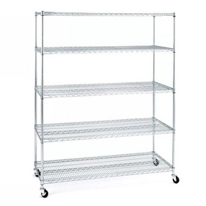 Seville Classics UltraDurable  5-Tier 60" x 24" Steel Wire Shelving Unit - 1 of 4