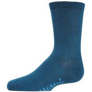 Memoi Kids' Basic Cotton Blend Crew Socks - 1 of 4