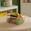 Basicwise Multipurpose Metal Mesh Basket with Wooden Handle Storage Organizers for Kitchen, Bathroom, Cabinet, and Closet - 2 of 4