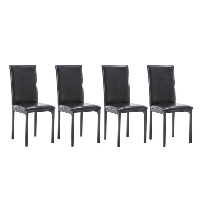 Set of 4 Arjen Dining Chairs Black - Boraam, 1 of 9