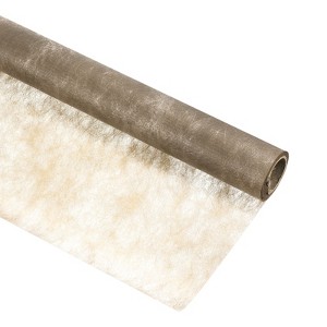 Unique Bargains Waterproof Cotton Wedding Party Bouquet Packaging Flower Wrapping Paper Gold 30ft - 1 of 4