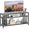 58''/65" TV Stand for TV up to 65/75 Inches, Entertainment Center with Open Storage Shelves - 4 of 4