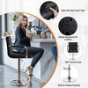 Yaheetech 2pcs Swivel Adjustable Bar Stools with Large Steel Pedestal Base for Bar Counter - 4 of 4