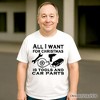 Mechanic Tools & Car Parts Christmas T-Shirt, All I Want for Christmas Garage Quote Tee | OrnamentallyYou - 4 of 4