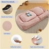 SEVOBAL Human Dog Bed Lazy Sofa Couch 5 Adjustable Position Sit Sleep Bed Fold Put In Bedroom Living Room Space Saving, Pink, 37.79"*36.61"*6.69" - 3 of 4