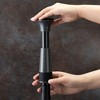 HOST Airlock Wine Vacuum Pump and Stoppers, Wine Air Remover Pump Wine Preserver, Air Pump for Wine Bottles Black Set of 3 - 3 of 4