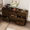FUFU&GAGA Minimalist Wood - Grain 9 - Drawer Dresser Organizer: Anti-Tipping, Ample Storage–Organize with Style - 2 of 4