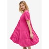 ellos Plus Size Tiered Knit Tee Dress - 3 of 3