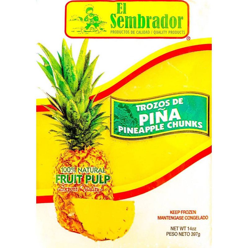El Sembrador Frozen Pulp Pineapple - 14oz, 1 of 4