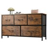 Fabric Dresser for Bedroom, Wide 5-Drawer Chest of Drawers with Storage Organizer Unit - 2 of 4
